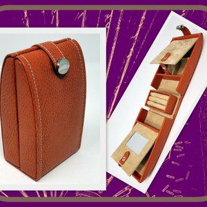N STAR Travel Jewelry Case- Faux Leather